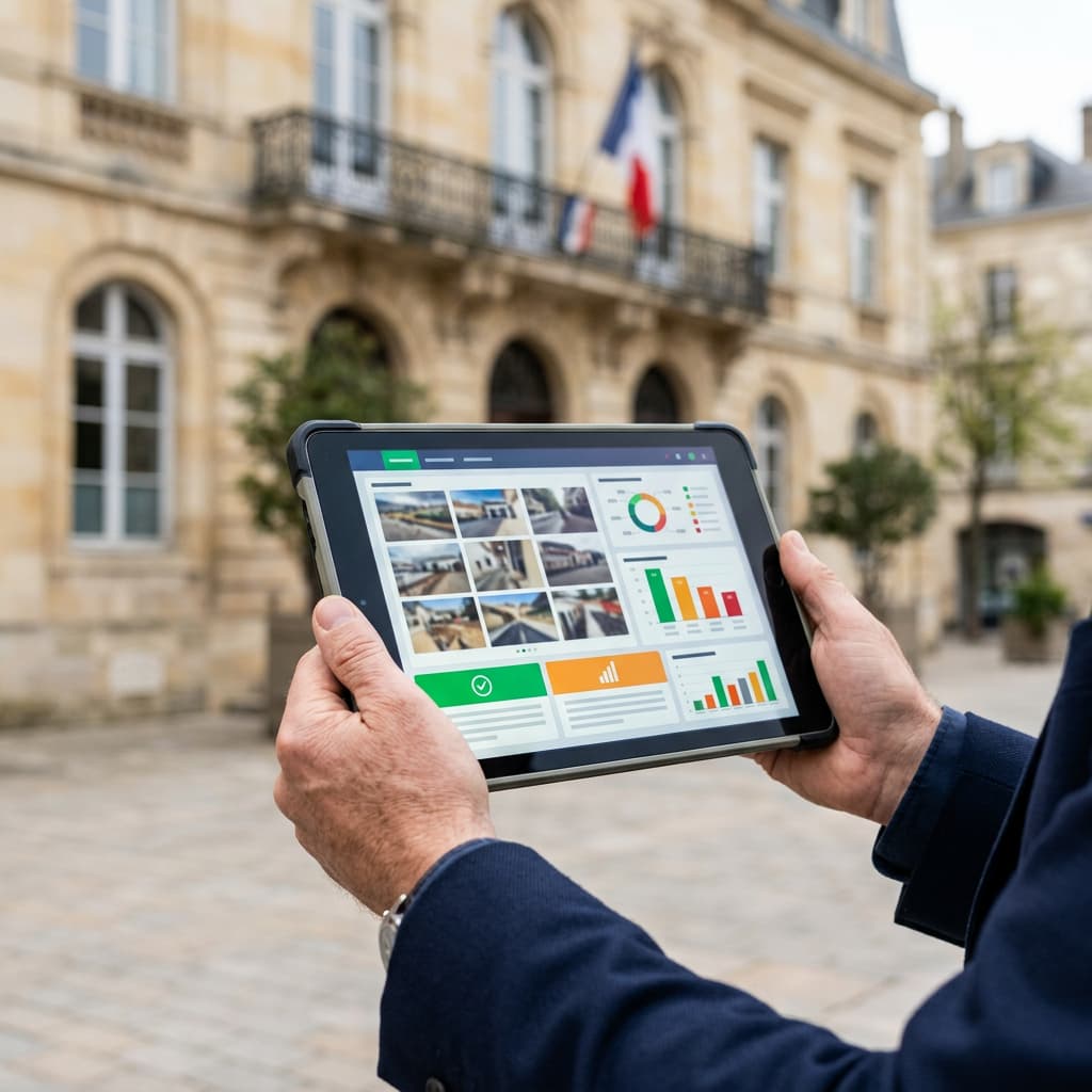 Auditeur CertiClean en relevé terrain dans un groupe scolaire
